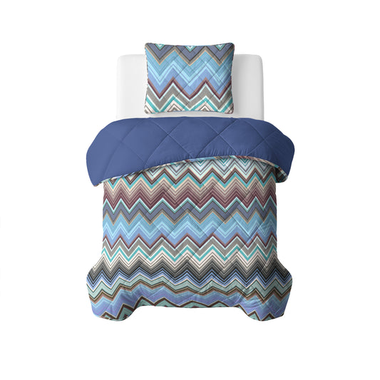 Lazy Dekbed Tilly Blauw Met Kussenslopen