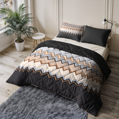 Sleeptime Lazy Dekbed Mikas Blauw/Zand Met Kussenslopen – afbeelding 7