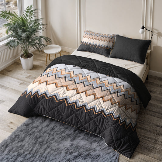 Sleeptime Lazy Dekbed Mikas Blauw/Zand Met Kussenslopen – afbeelding 7