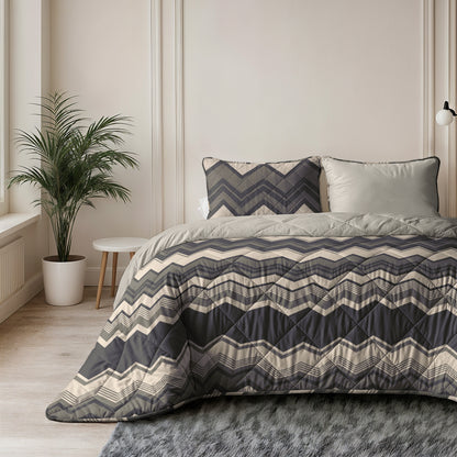 Sleeptime Lazy Dekbed Remon Taupe Met Kussenslopen – afbeelding 10