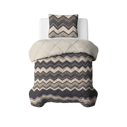 Lazy Dekbed Remon Taupe Met Kussenslopen