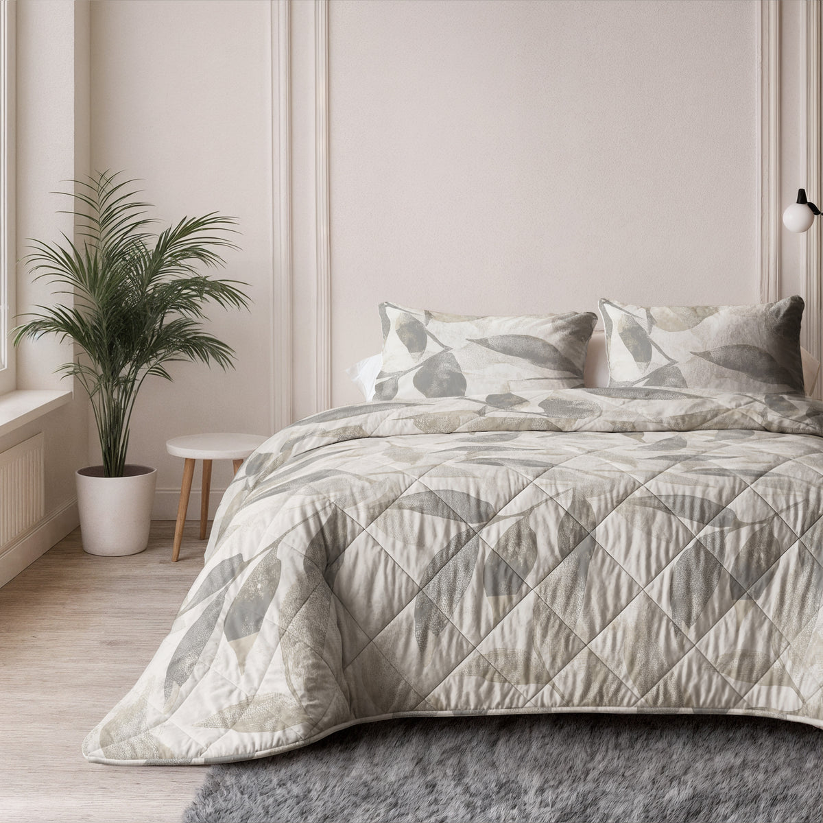 Sleeptime Lazy Dekbed Katoen Misty Beige/Grijs – afbeelding 4