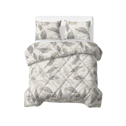 Lazy Dekbed Katoen Misty Beige/Grijs