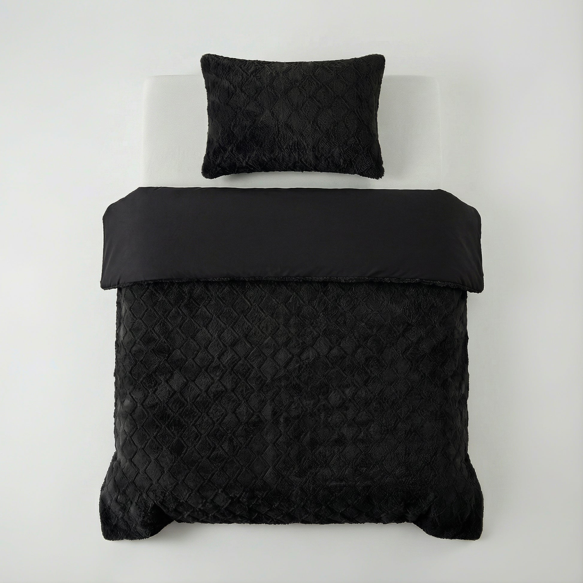 Faux Fur Syon Zwart