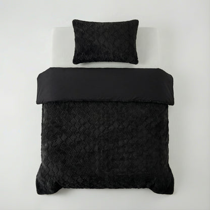 Faux Fur Syon Zwart
