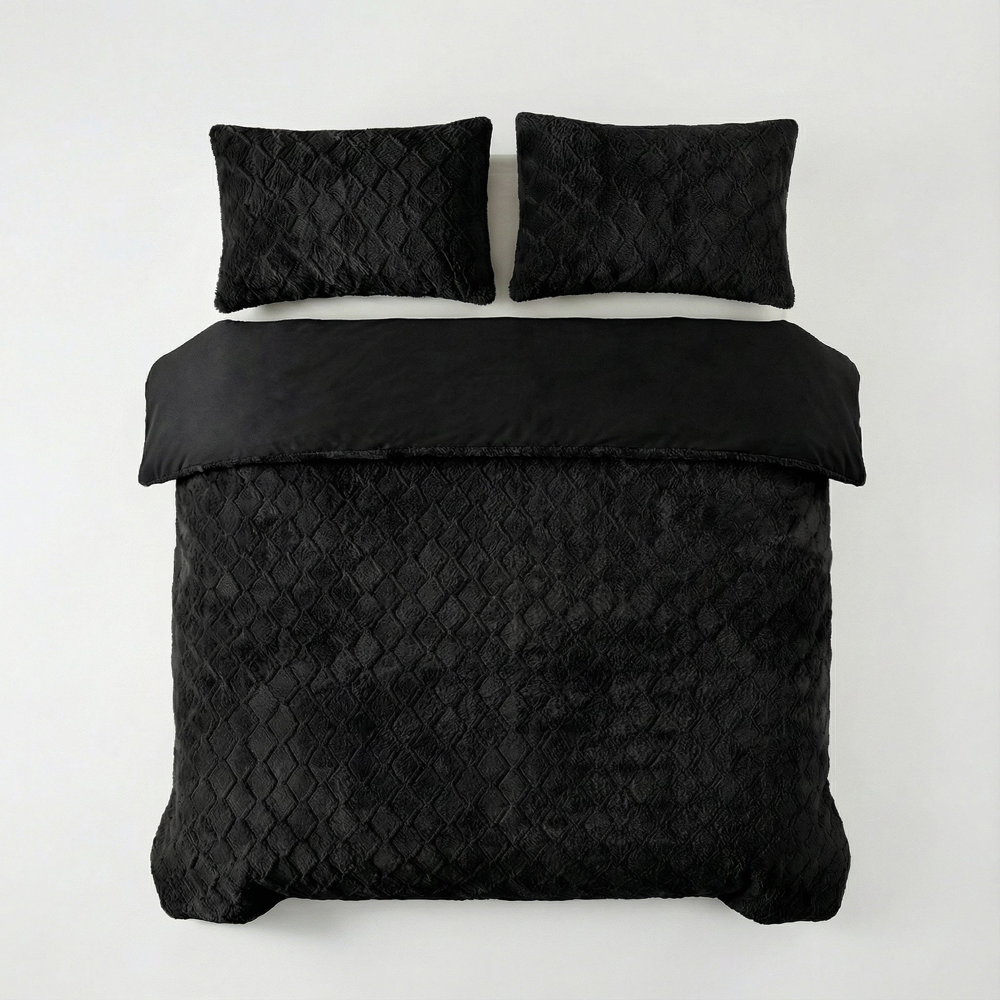 Faux Fur Syon Zwart