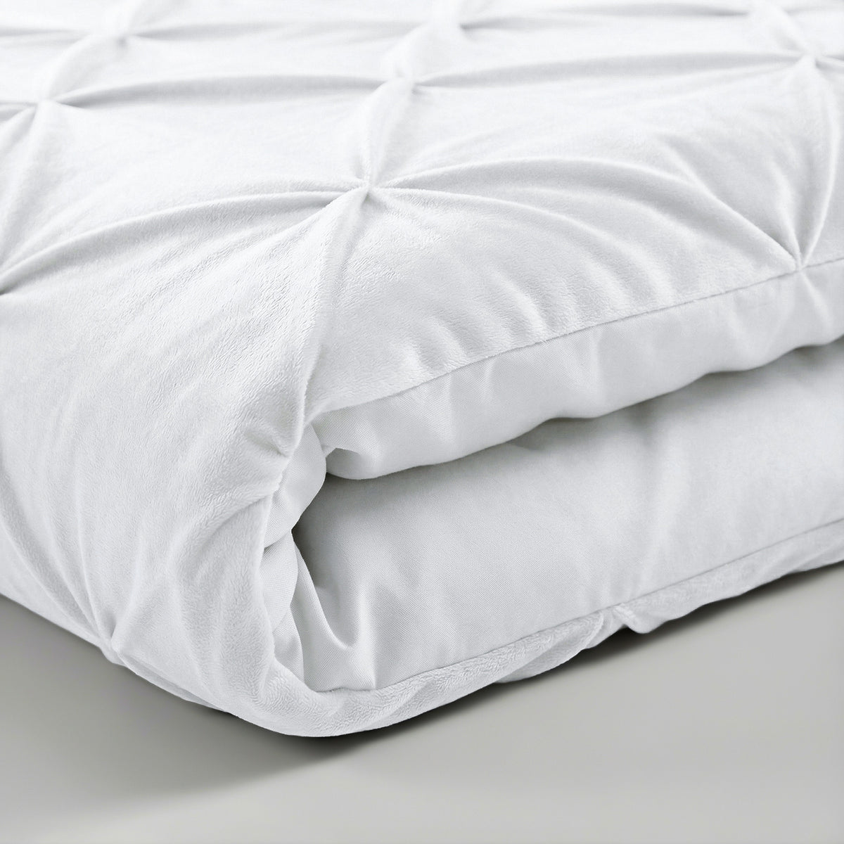 Sleeptime Lazy Velvet Pintuck Wit – afbeelding 8