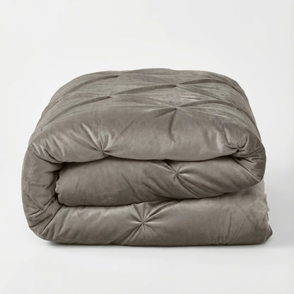 Sleeptime Lazy Velvet Pintuck Zand