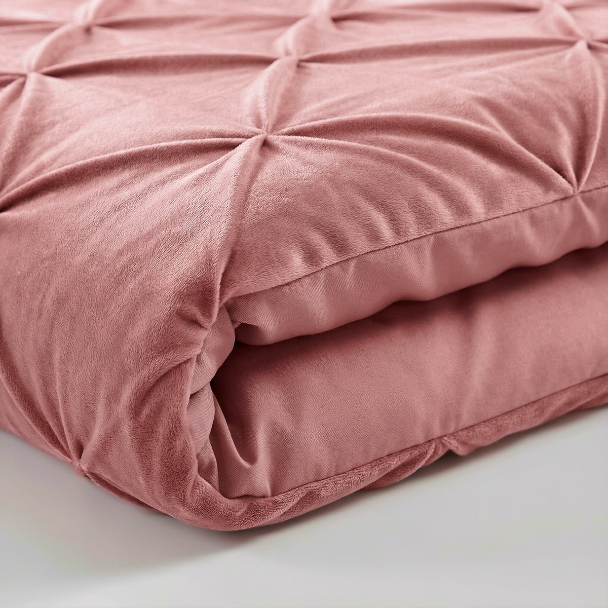 Sleeptime Lazy Velvet Pintuck Roze – afbeelding 13
