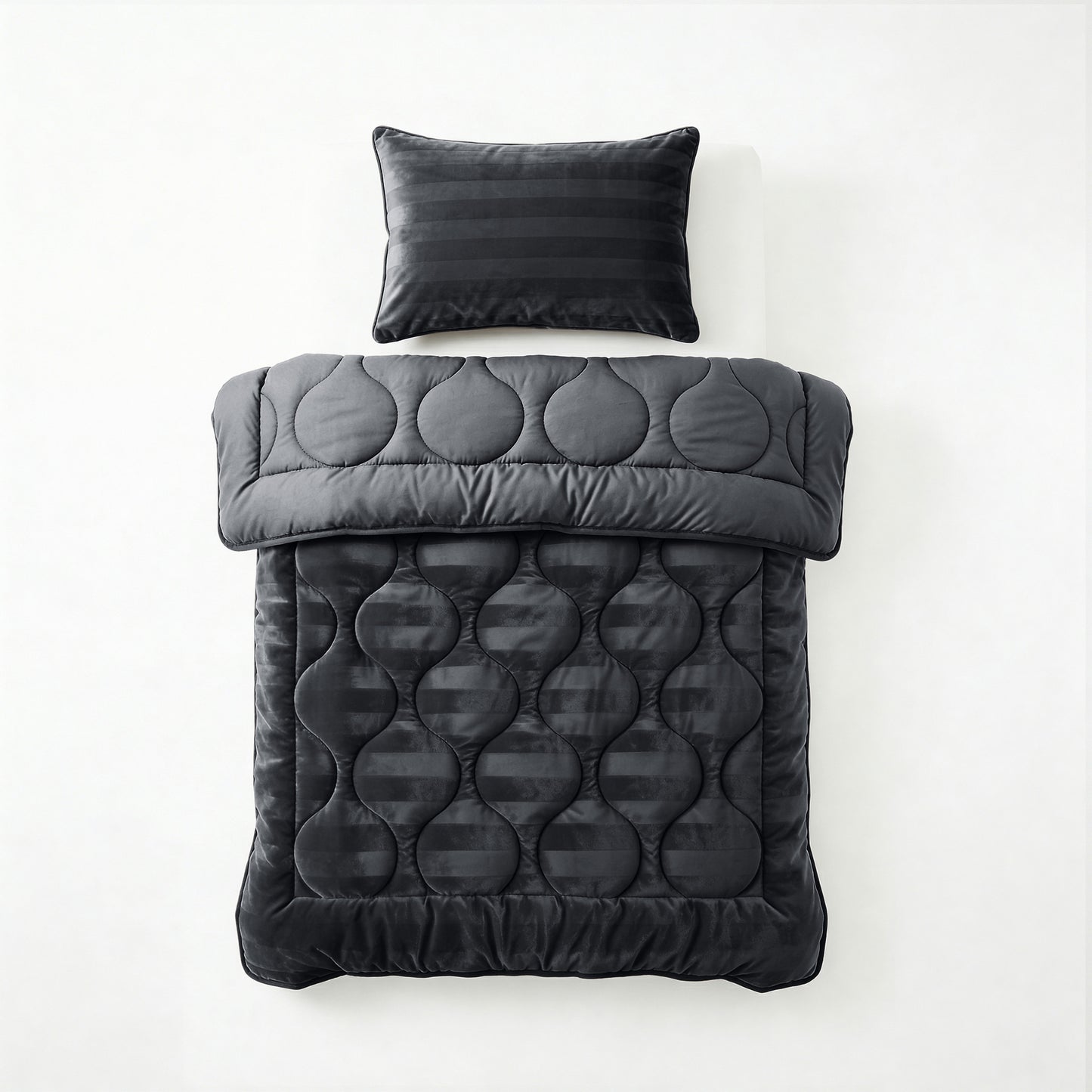 Lazy Dekbed Hotel Velvet Antraciet