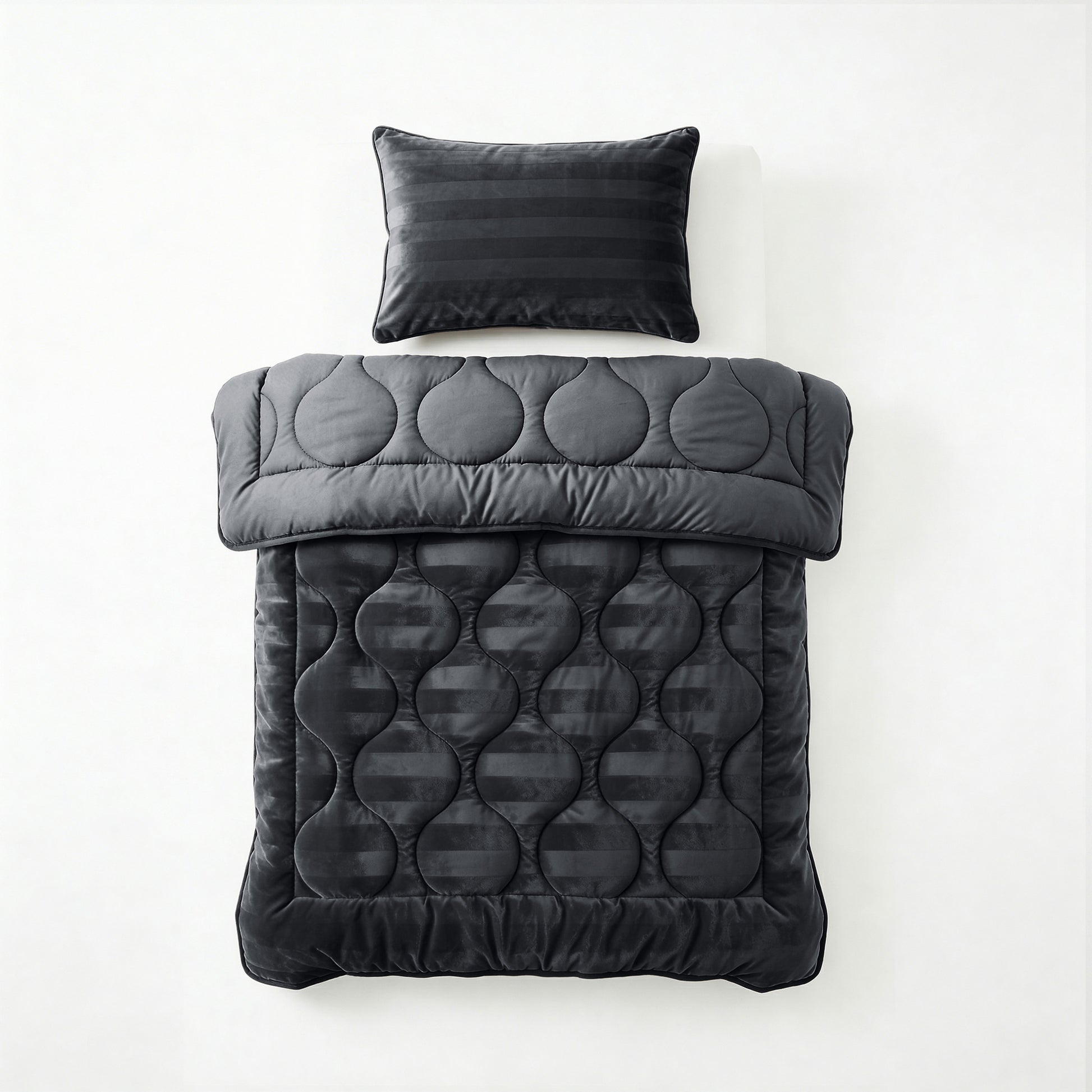 Lazy Dekbed Hotel Velvet Antraciet