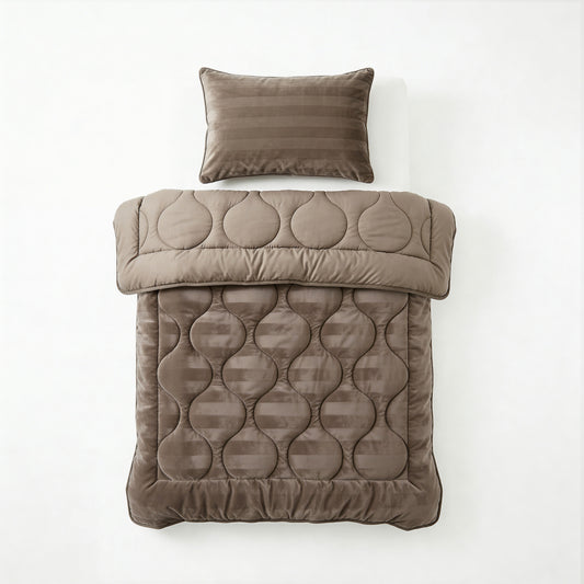Lazy Dekbed Hotel Velvet Taupe