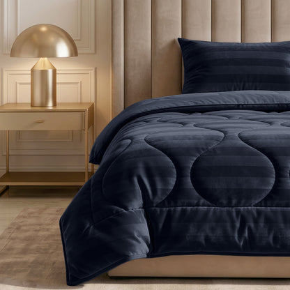 Sleeptime Lazy Dekbed Hotel Velvet Navy – afbeelding 7