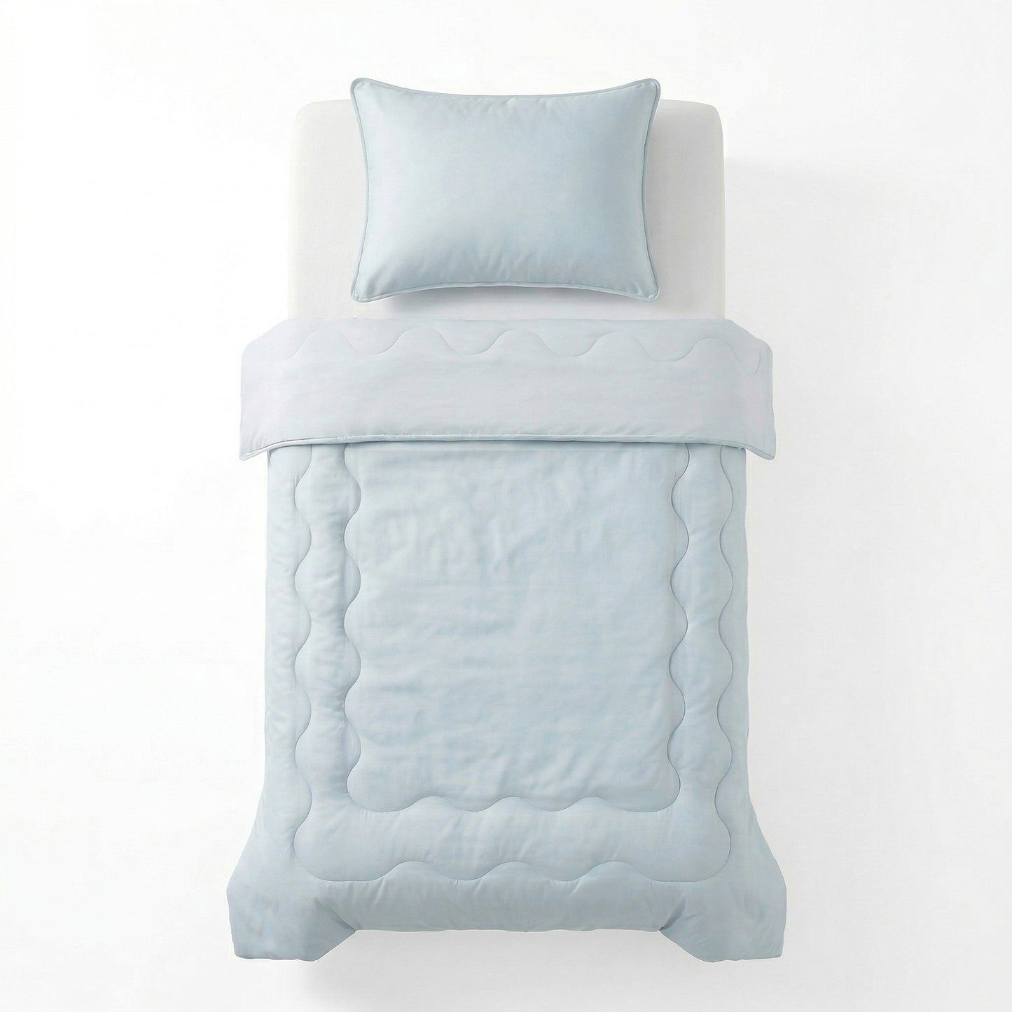 Verkoelende Blue Cell Lazy Dekbed Met Kussenslopen Blauw