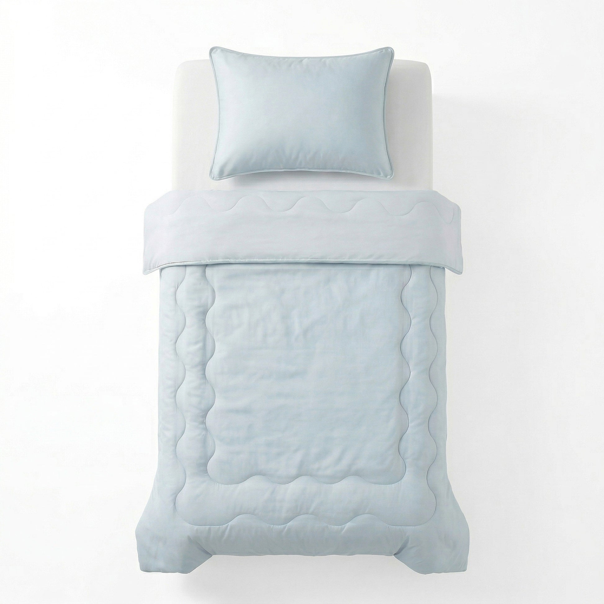 Verkoelende Blue Cell Lazy Dekbed Met Kussenslopen Blauw