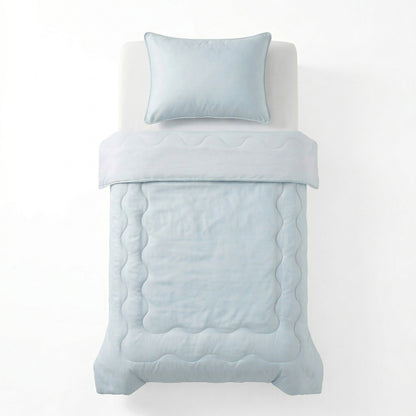 Verkoelende Blue Cell Lazy Dekbed Met Kussenslopen Blauw