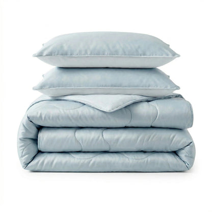 Dreamhouse Verkoelende Blue Cell Lazy Dekbed Met Kussenslopen Blauw