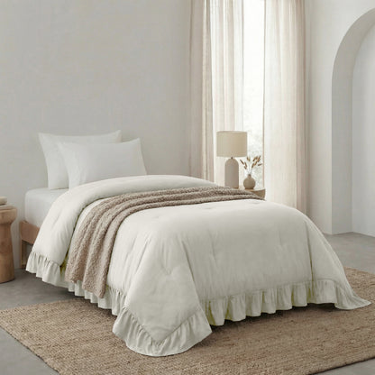 Sleeptime Lazy Dekbed Ruffles Gebroken Wit – afbeelding 11