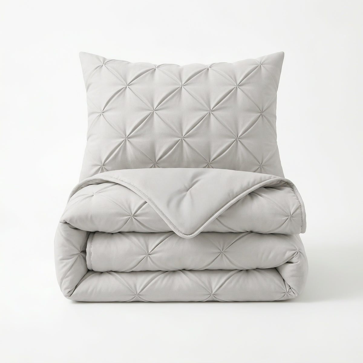 Sleeptime Lazy Dekbed Pintuck Off White – afbeelding 4