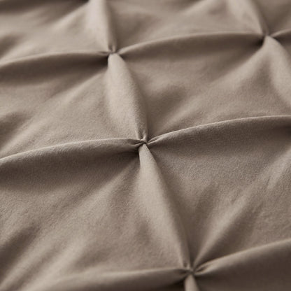 Sleeptime Lazy Dekbed Pintuck Taupe – afbeelding 11