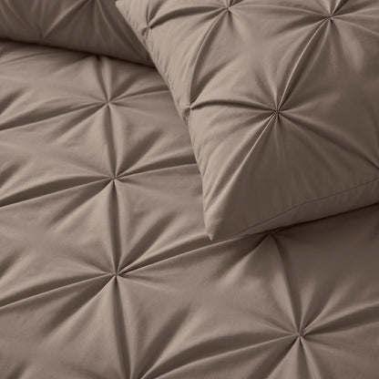 Sleeptime Lazy Dekbed Pintuck Taupe – afbeelding 5