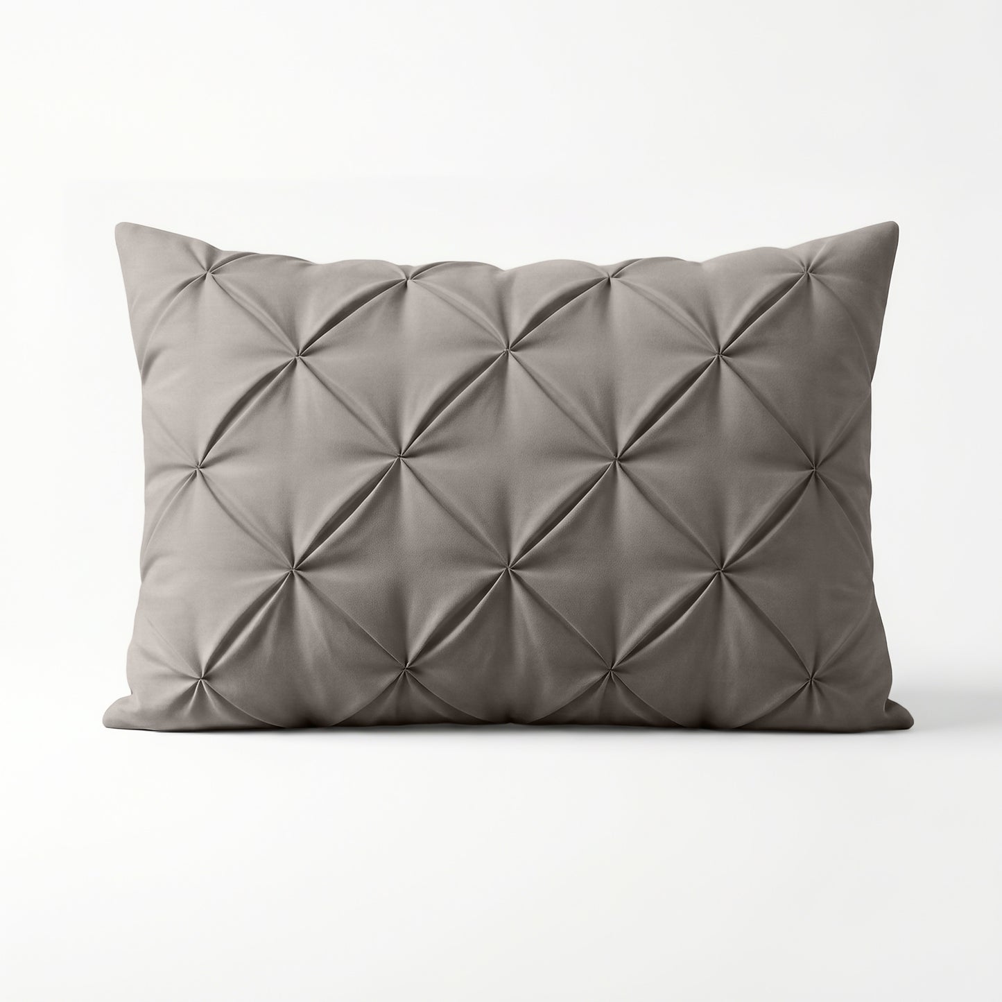 Lazy Pintuck Kussenslopen 2Pack Taupe/Grijs 60 x 70