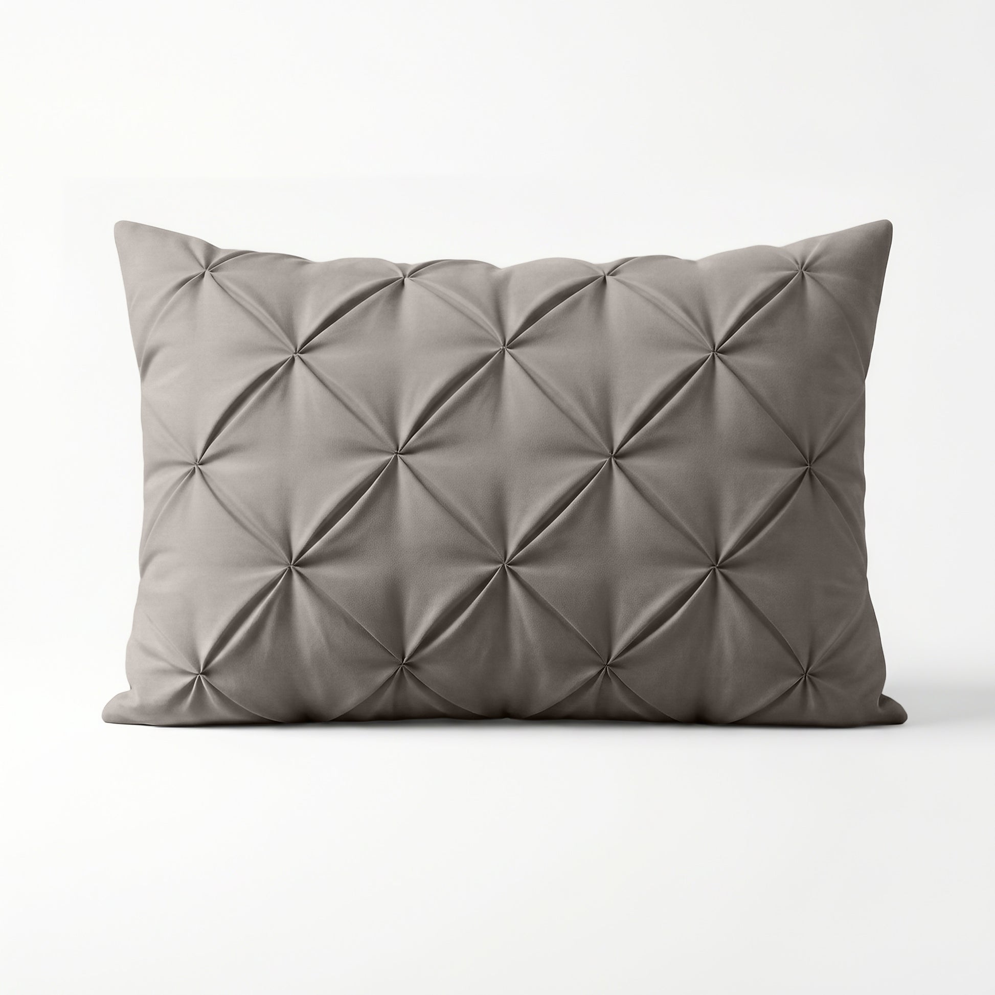 Lazy Pintuck Kussenslopen 2Pack Taupe/Grijs 60 x 70