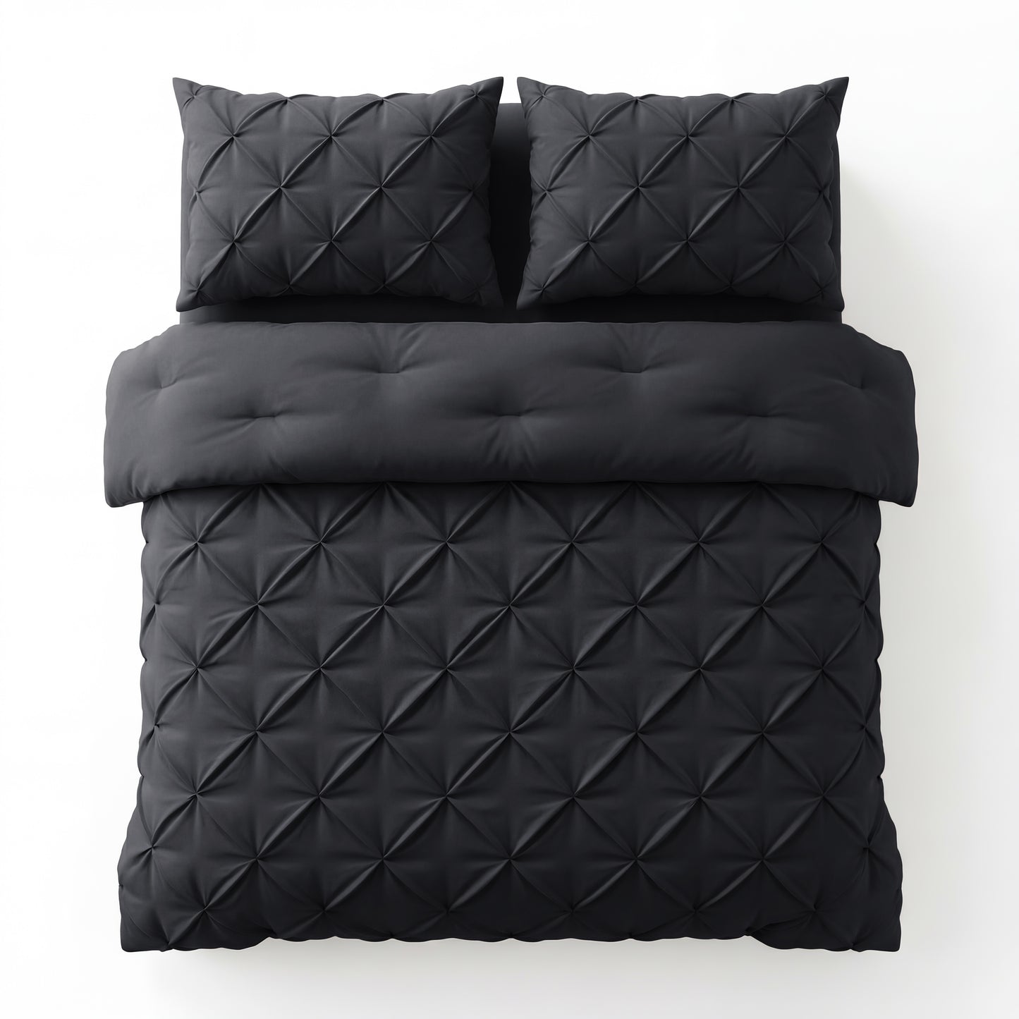 Lazy Dekbed Pintuck Antraciet