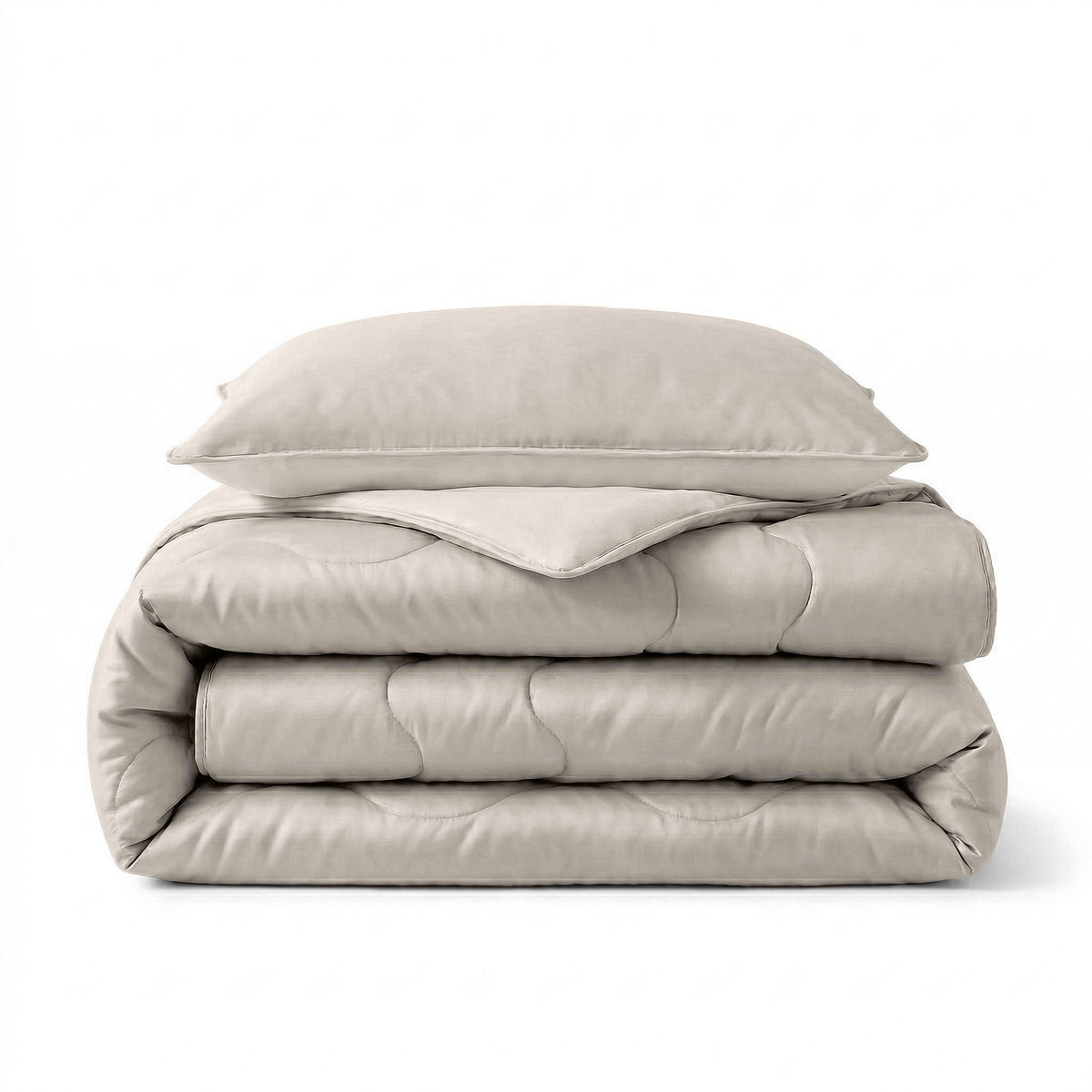 Dreamhouse Verkoelende Blue Cell Lazy Dekbed Met Kussenslopen Taupe – afbeelding 7