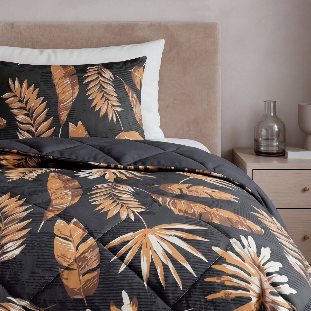 Sleeptime Lazy Dekbed Luisa Zwart Met Kussenslopen – afbeelding 5