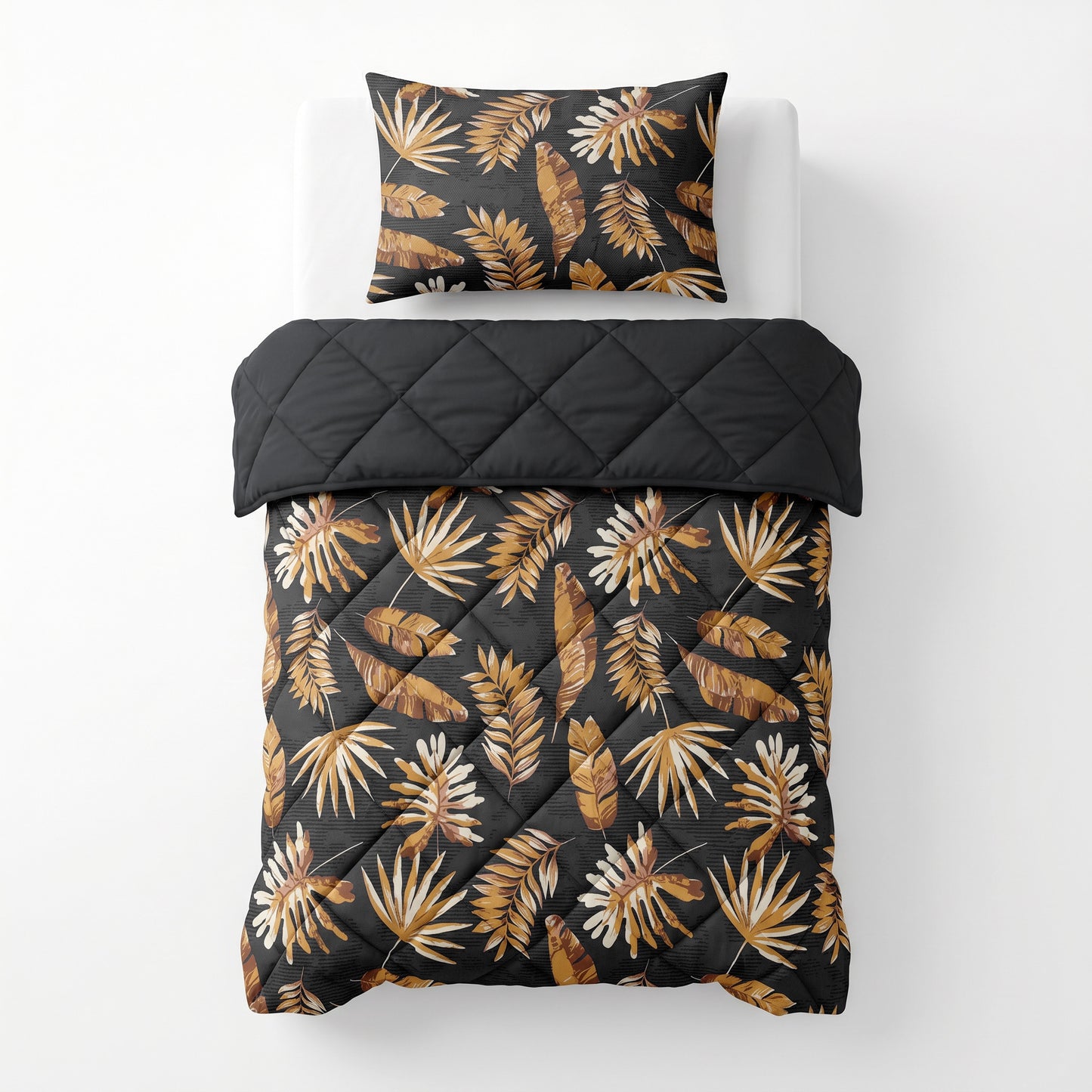 Lazy Dekbed Luisa Zwart Met Kussenslopen