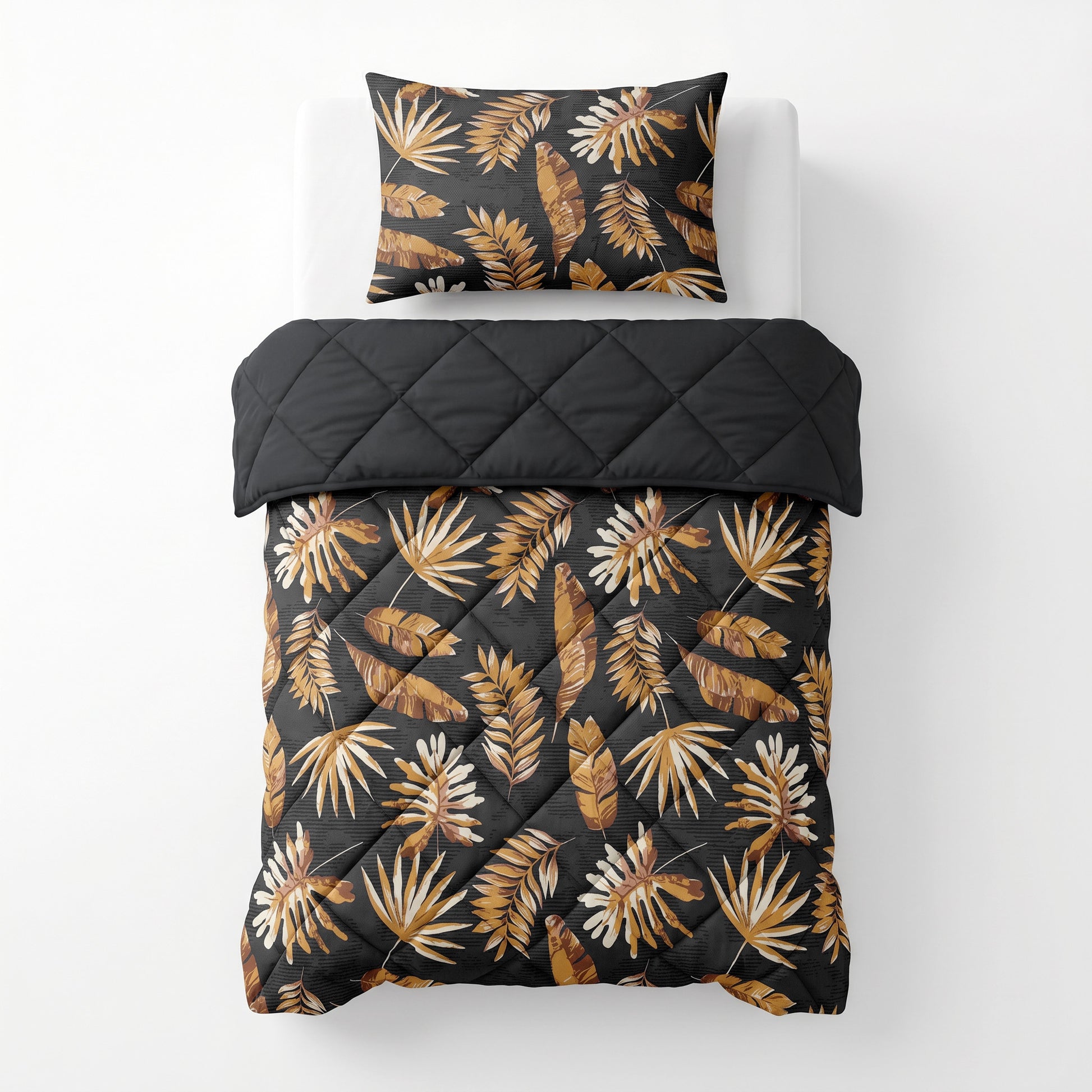 Lazy Dekbed Luisa Zwart Met Kussenslopen