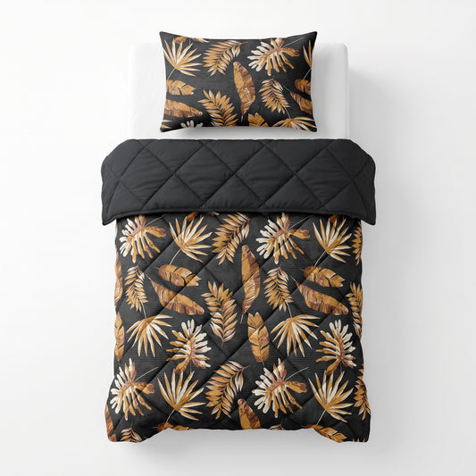 Lazy Dekbed Luisa Zwart Met Kussenslopen