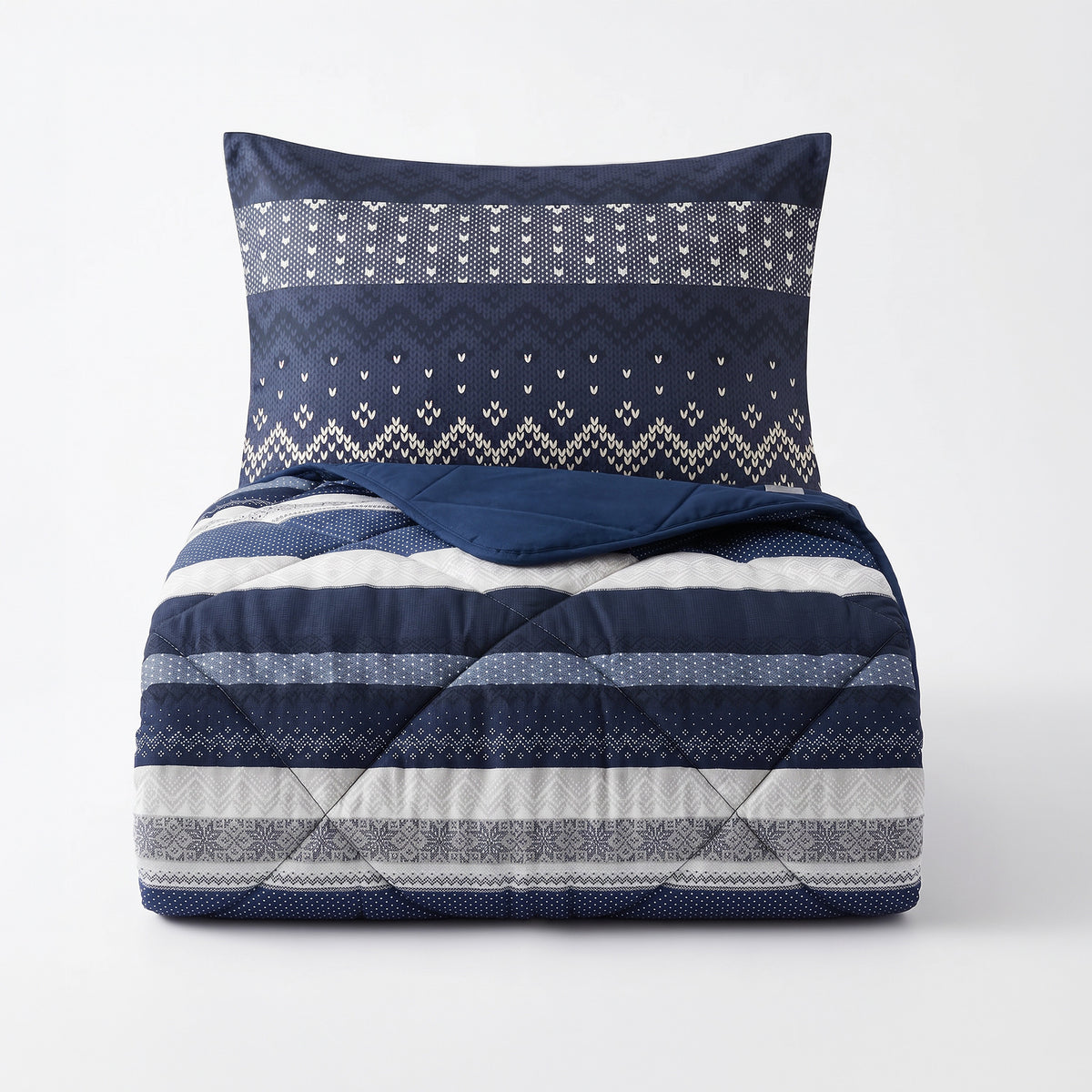 Sleeptime Lazy Dekbed Elisabeth Navy Met Kussenslopen – afbeelding 9