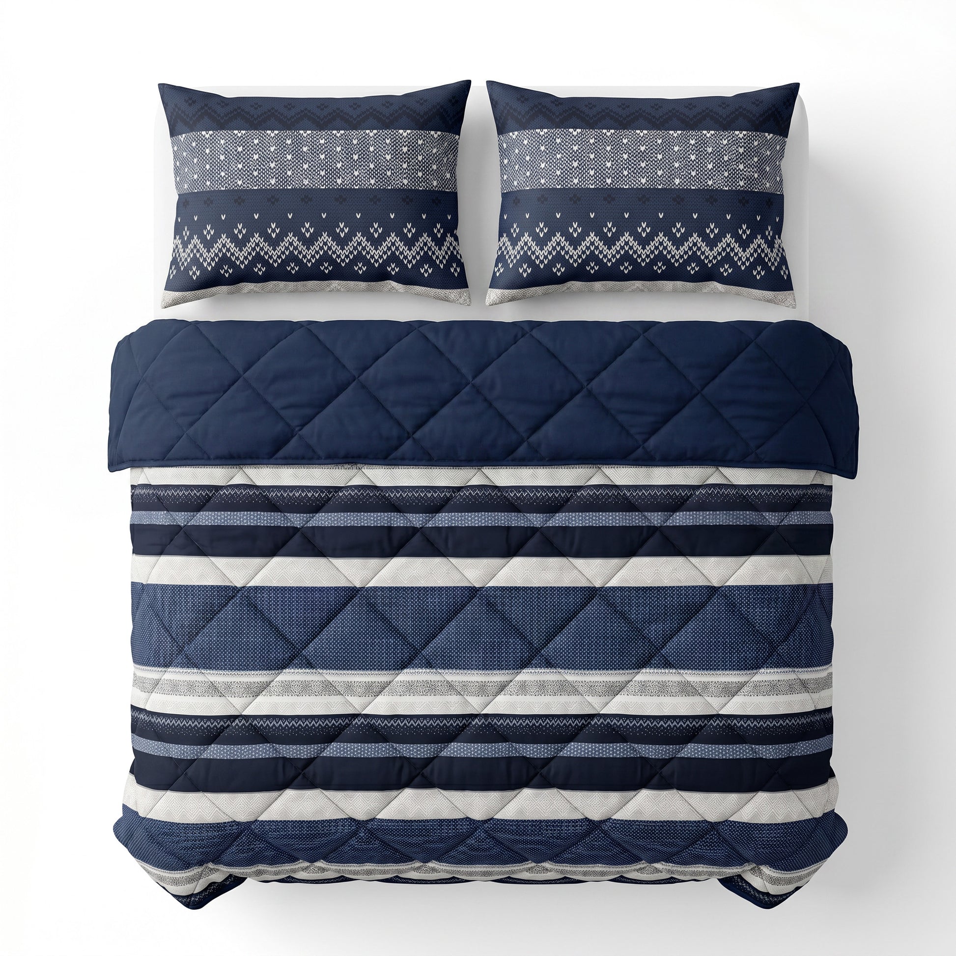 Lazy Dekbed Elisabeth Navy Met Kussenslopen