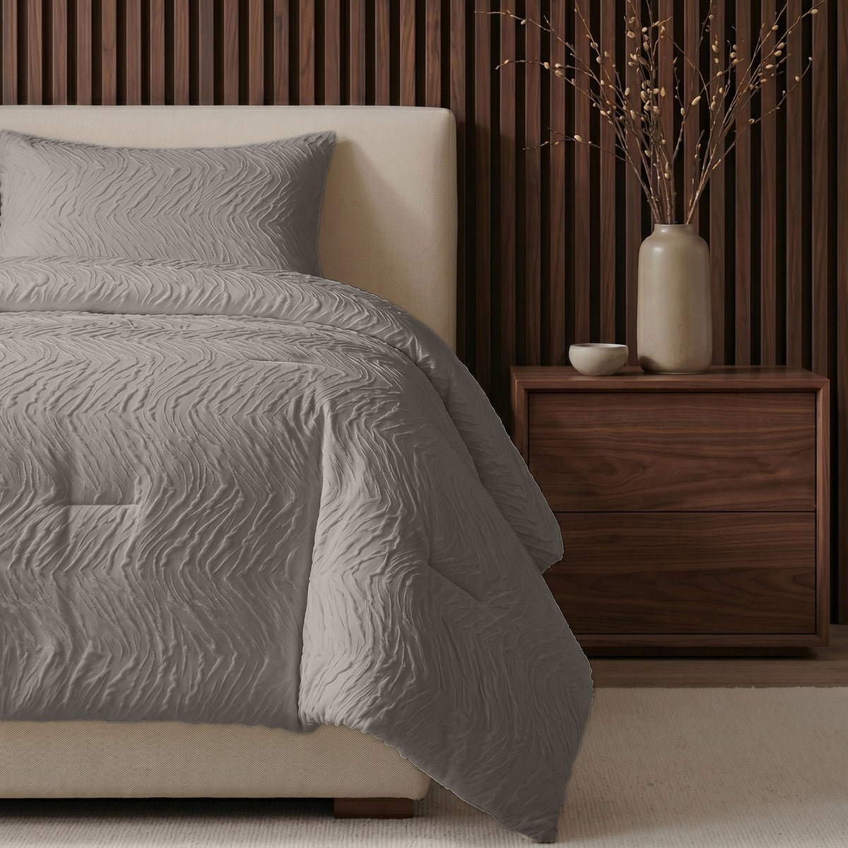 Sleeptime Lazy Dekbed Salva Taupe Met Kussenslopen – afbeelding 6