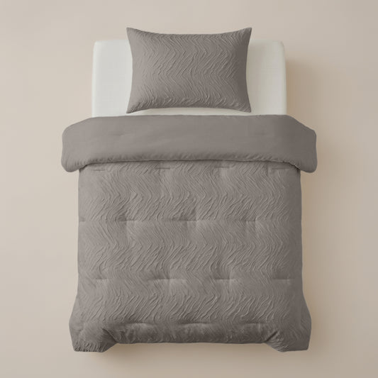 Lazy Dekbed Salva Taupe Met Kussenslopen