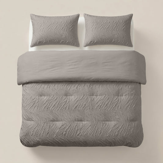 Sleeptime Lazy Dekbed Salva Taupe Met Kussenslopen – afbeelding 3