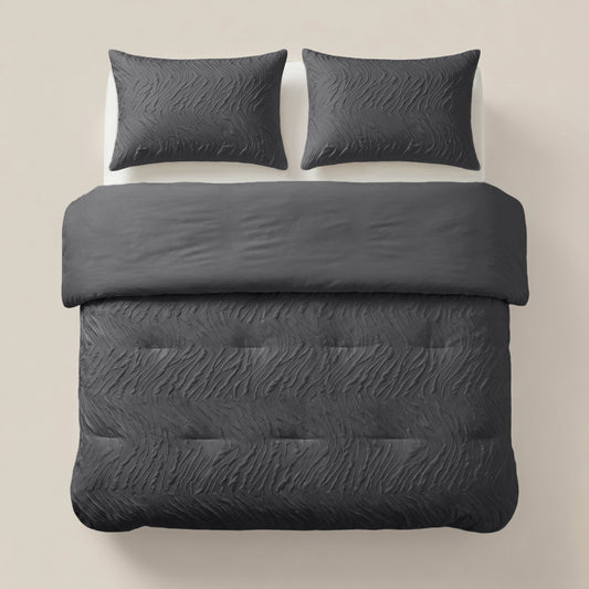 Sleeptime Lazy Dekbed Salva Grijs Met Kussenslopen – afbeelding 2
