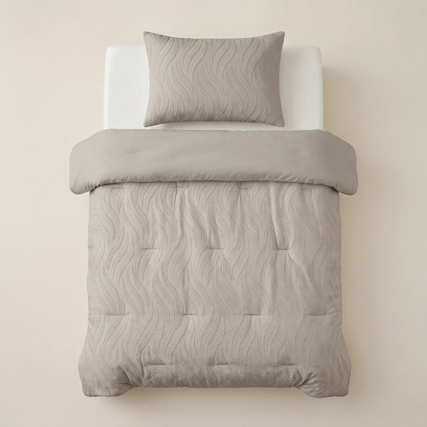 Lazy Dekbed Rafa Taupe Met Kussenslopen