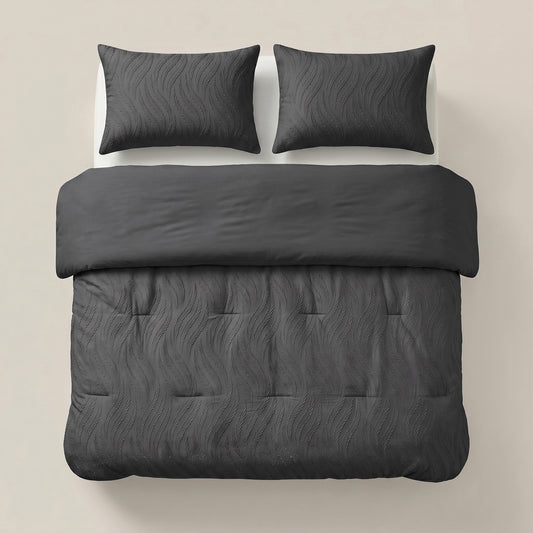 Sleeptime Lazy Dekbed Rafa Grijs Met Kussenslopen – afbeelding 2