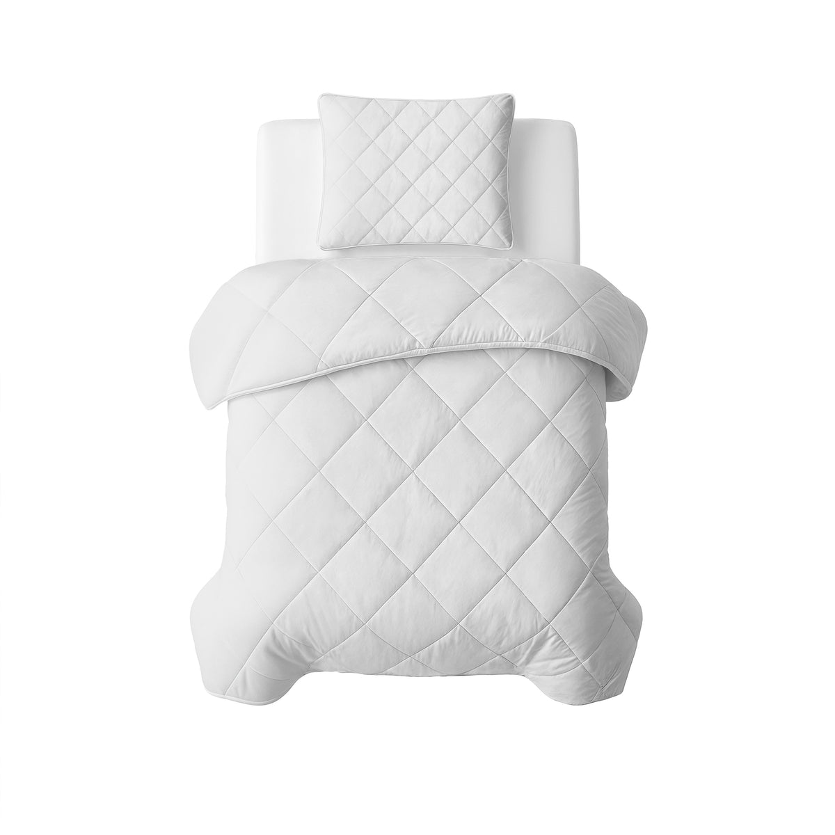 Sleeptime Lazy Dekbed Uni Beige Met Kussenslopen – afbeelding 1