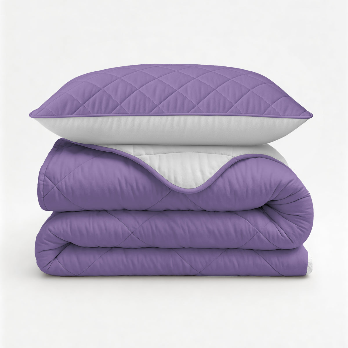Sleeptime Lazy Dekbed Uni Beige - Lavendel Met Kussenslopen – afbeelding 12