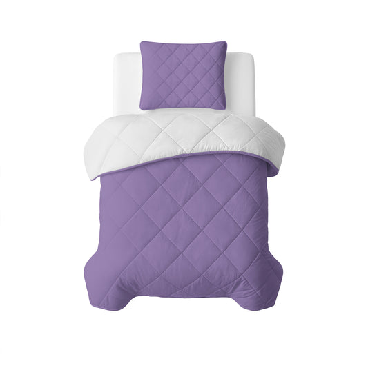 Sleeptime Lazy Dekbed Uni Beige - Lavendel Met Kussenslopen – afbeelding 1