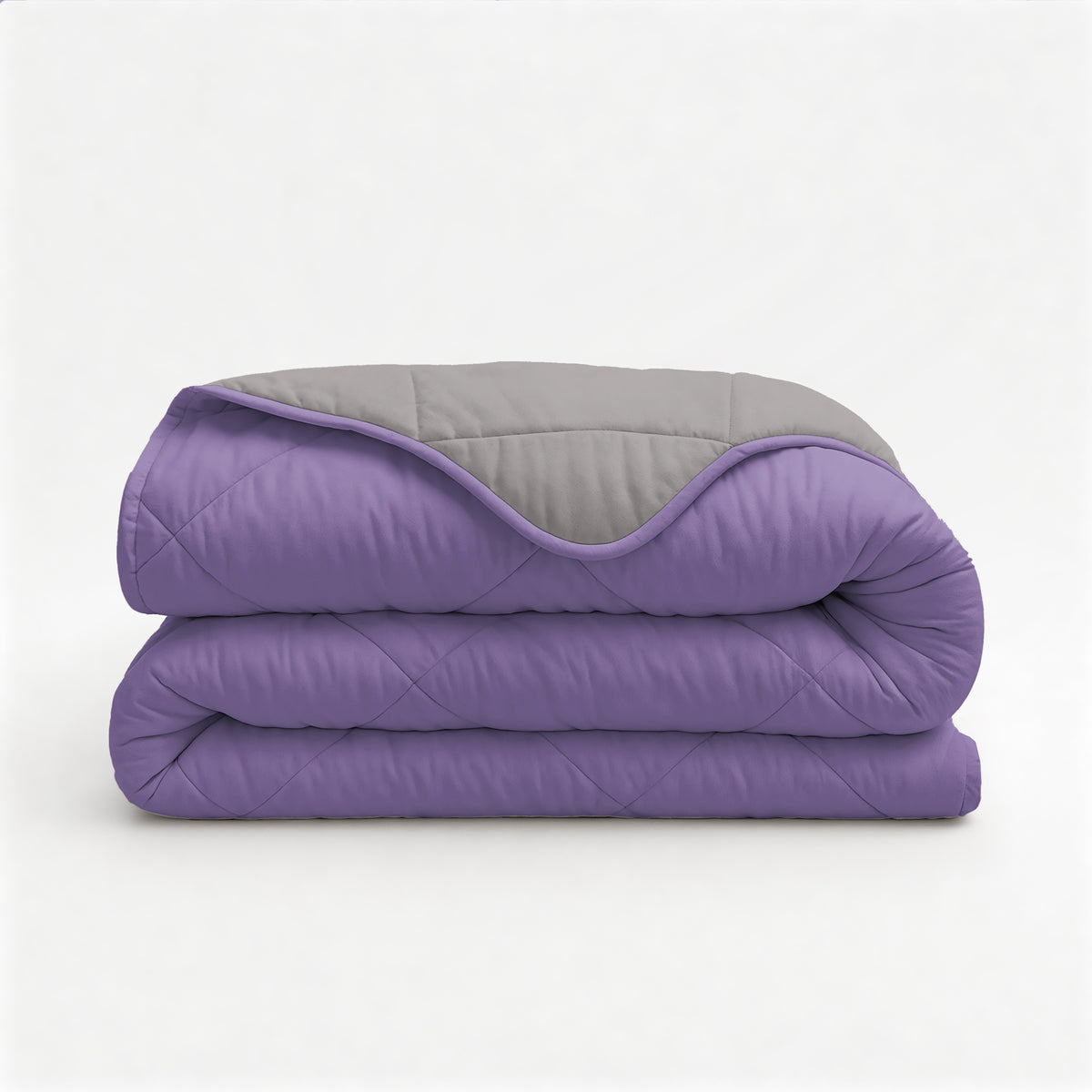 Sleeptime Lazy Dekbed Uni Lavendel - Taupe/Grijs Met Kussenslopen – afbeelding 5