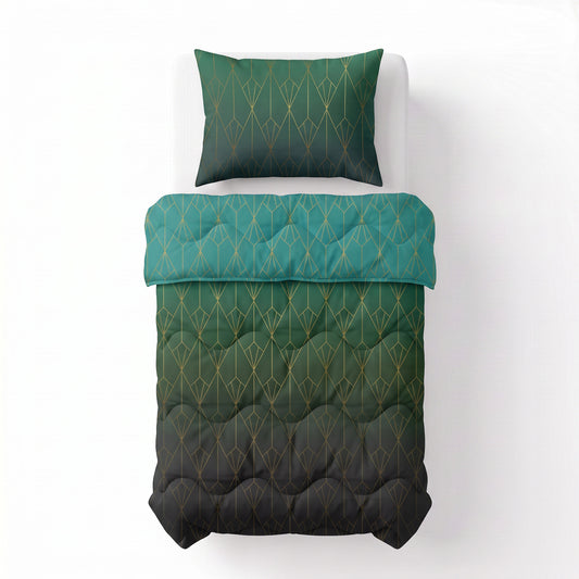 Sleeptime Lazy Dekbed Bowen Groen – afbeelding 1