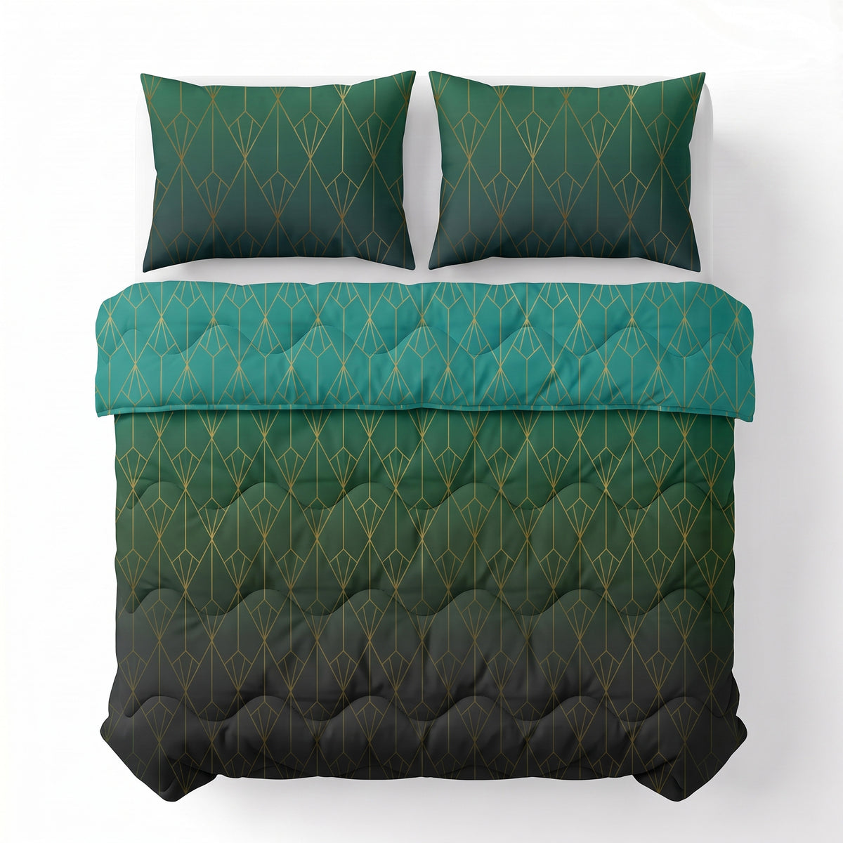 Sleeptime Lazy Dekbed Bowen Groen – afbeelding 2