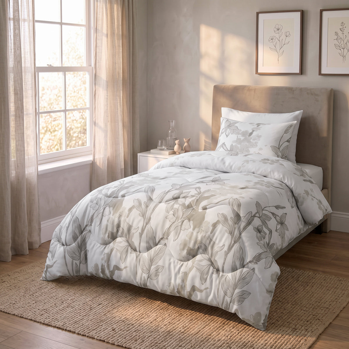 Sleeptime Lazy Dekbed Flynn Wit – afbeelding 4