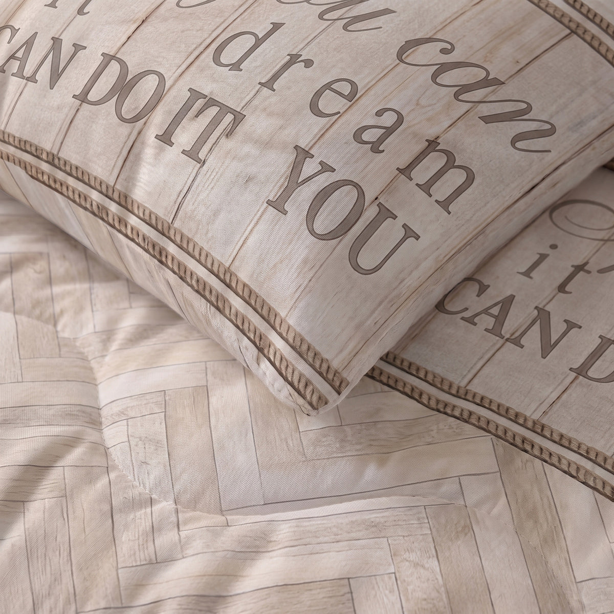 Sleeptime Lazy Dekbed Visgraat Zand – afbeelding 8