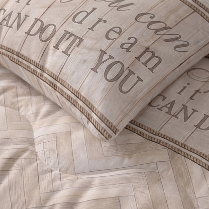 Sleeptime Lazy Dekbed Visgraat Zand – afbeelding 8